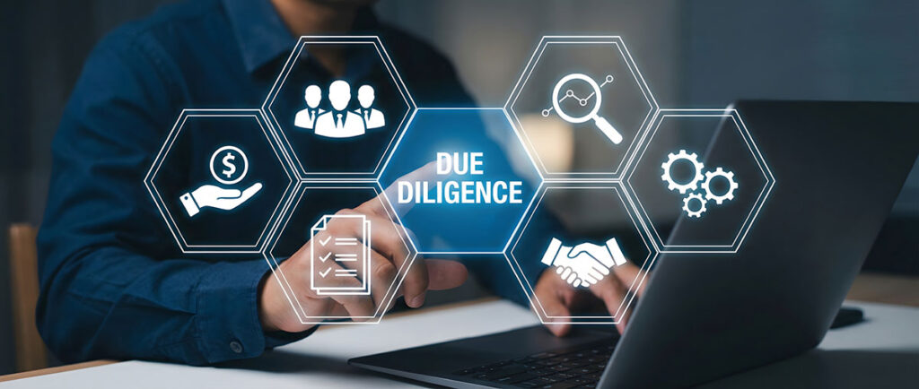 due diligence icons